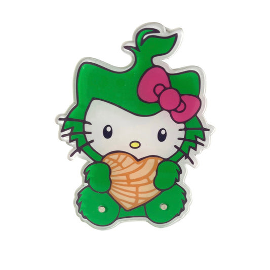 Grinch Hello Kitty Tile